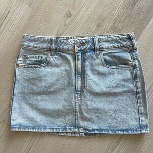 PAC SUN Women’s Light Blue Denim Mini Skirt